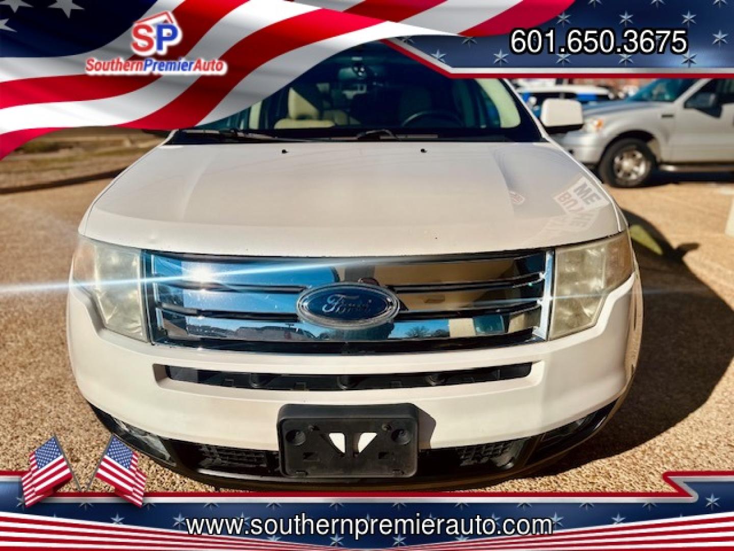 2010 WHITE FORD EDGE LIMITED (2FMDK3KC7AB) , located at 922 W. Beacon St., Philadelphia, MS, 39350, (601) 650-3675, 32.770447, -89.127151 - Photo#1